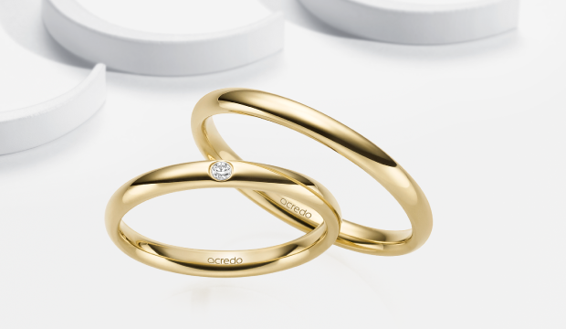 Klassische Eheringe | acredo